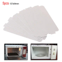 5Pcs Microwave Oven Mica Plate Sheet Thick Replacement Part For Midea 10.7x6.4cm 2019New