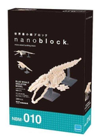 河田積木 kawada nanoblock NBM-010 藍鯨骨架模型