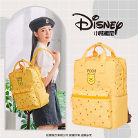 【Disney】小熊維尼-甜蜜蜂潮-方型後背包-黃 PTD21-B6-83YL