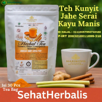 Teh Herbal Kunyit Jahe Sereh Kayu Manis | Minuman Sehat Alami | Teh Rempah Penghangat Tubuh – SehatH