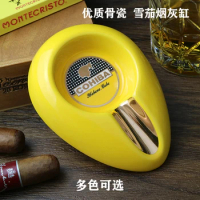 Classic Cigar Ashtray Cigar Holder Cigarette Slot Single Cigar Holder Tobacco Cigarette Ashtray Smoking Accessories
