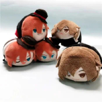 Anime Bungou Stray Dogs Plush Nakahara Chuuya Dazai Osamu Cosplay Pendant Keychain Stuffed Doll Kids Gift