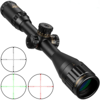 4-16x44 Spotting Scope for Rifle Hunting Tactical Rifle Scope Optic Sight Green Red Illuminated Scopes Rifle Scope Sniper