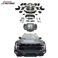 Auto Modification Conversion Body Kit For Ford Ranger 2012-2021 Update to 2022 2023 Raptor Front rear bumper assembly Lamps