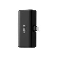 Anker Portable Charger with Built-in Lightning Connector Portable Charger Power Bank 5000mAh MFi Certified 12W