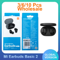 Wholesale Xiaomi Global Mi True Wireless Earbuds Basic 2 Bluetooth Earphones Sport Headphones with Microphone with Charging Case