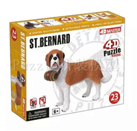4D MASTER Puzzle สุนัขเซนต์เบอร์นาร์ดประกอบของเล่น Animal Dog Canine Anatomy Model