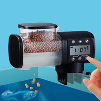 Aquarium Fish Tank Feeder Adjustable Feeding Amount Aquarium Supplies For Small Tank Big Aquariums Pond