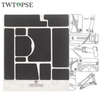 TWTOPSE Bike Protection Film For Brompton Folding Bicycle Invisible Paint Scratch-resistant Sticker Frame Fork Protector 3SIXTY