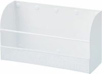 LIHIT LAB.白色可磁吸鐵製置物盒-L*橫式(A-7452-0)