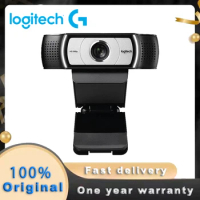 Original Logitech C930c HD 1080P Webcam Zeiss Lens USB Video Camera 4 Time Digital Zoom Upgrade Camera for Computer
