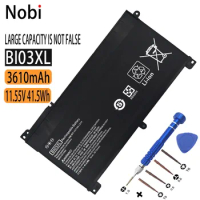 NOBI BI03XL Laptop Battery for HP Pavilion X360 13-U100TU U113TU U169TU HSTNN-UB6W TPN-W118 Stream 14-AX010wm 14-AX020wm