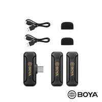 限時★.. 【BOYA】 BY-WM3T2-U2 USB-C 一對二 無線麥克風  隨插即用 公司貨【夏日限時 全館點數5倍送】