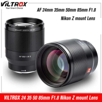 VILTROX Nikon Z Lens 24mm 35mm 50mm 85mm F1.8 Auto Focus Full Frame Lens Large Aperture for Nikon Z Mount Z7 Z50 Camera Lens