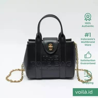 [12.12 Dealcember] Marc Jacobs The Turnlock Crossbody Tote Bag Black Black