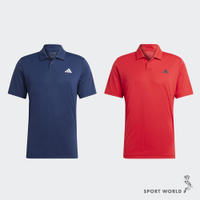 Adidas 男裝 短袖 網球 AEROREADY POLO衫 網布 藍/紅【運動世界】HS3279/HT4424