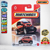 Matchbox 2022 Renault Twizy Orange Diecast Mobil Listrik