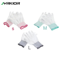 Jyrkior Antistatic Gloves Anti Static ESD Electronic Working Gloves Nylon PU Coated Palm Coated Finger For Phone Repair Tool