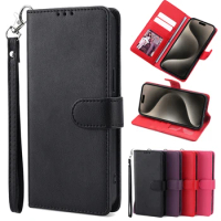 Leather Wallet Case For Samsung Galaxy A7 A8 Plus A9 Star Pro Lite A9S 2016 2017 2018 A10 A10E A10S A11 A12 4G 5G Flip Cover Bag