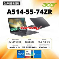 LAPTOP ACER ASPIRE 5 A514-55-74ZR i7-1255U RAM 8GB 512GB GARANSI RESMI