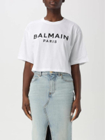 เสื้อยืดครอปโลโก้ Balmain