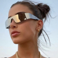 Y2K Sunglasses Trendy Hip-Hop Sunglasses Internet Celebrity Ins Hot Style Outdoor Cycling Sunglasses