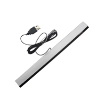For Wii Sensor Bar Wired Receivers IR Signal Ray USB Plug Replacement for Nitendo Remote