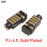 YUXI 1Pcs PJ-4.5 Gold Plated 4.5MM Headphone Power Socket Pin 5 Poles Audio for Sony Player 4.4 Balance Receptacle Socket