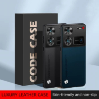 For Nubia Z60 Ultra Case Luxurious leather Skin-friendly Anti-slip Back Cover For Nubia Z 60 Ultra Kevlar Stripe Bumper Funda