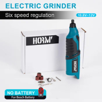 12V Cordless Electric Grinder Set Mini Drill Variable Speed Engraving Pen Polishing Sanding Rotary Tool Kit For Bosch Battery