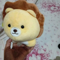 Funifun Capit Mainan Boneka Berbentuk Singa Kecil Warna Kuning dan Coklat untuk Anak-anak Lucu dan M