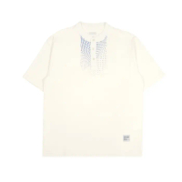 Terbaru!!! Cosmic BARAZ SS OFFWHITE Kaos Koko Lengan Pendek - L
