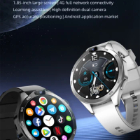 1​.85inch big round screen men women 3G 4G smart watch support heart rate monitoring sports android smartwatch for ios android