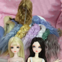 wigs hairs for bjd doll SD 1/6 bjd doll diy wigs for BJD doll