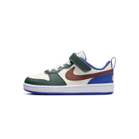 Nike Court Borough Low Recraft 中童 綠紅藍 魔鬼氈 透氣 休閒鞋 DV5457-300