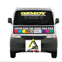 STIKER GEMOI STIKER NO 2 STIKER CUSTOM WARNA SUKA SUKA STIKER KACA DEPAN STIKER TUTUP BAK BELAKANG M