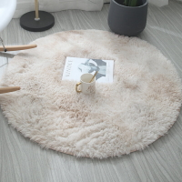 圓形地毯 防滑地毯可愛圓形拍照加厚瑜伽墊日式短毛房間床邊少女ins風便攜『XY20430』