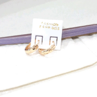 anting lapis emas/anting bulat polos
