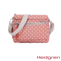 【Hedgren】INNER CITY系列 RFID防盜 S Size 側背包(珊瑚紅)