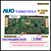 Newly upgraded AUO 4K logic board T500QVN04.0 tcon Single and Double Partition Adjustment For SONY Decryption