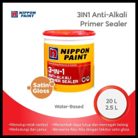 Ready Cat Nippon Paint Wall Sealer Anti Alkali 3 In1 2.5 Ltr Best Quality Asli 100% Original