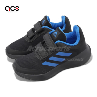 adidas 童鞋 Tensaur Run 2.0 CF K 中童 黑 藍 魔鬼氈 運動鞋 小朋友 愛迪達 IF0365