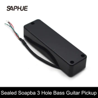 Sealed Soapba 3 Hole Bass Guitar Pickup 5 String Double Coil Humbucker Pickup 108.5*32mm Ceramic Magnet Bass Guitar Accessories