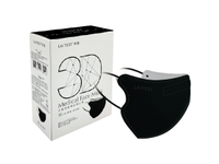 萊潔 立體型醫療防護口罩（成人用）30入盒裝-曜石黑(衛生用品，恕不退貨，無法接受者勿下單)