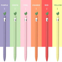Silicone Compatible For Apple Pencil 1 2 Case Cute Protective Sleeve Pouch Case For Apple Pencil 1st 2nd Generation Touch Pen