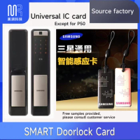 ISO 14443A TYPE A NFC Samsung Door Lock RF Key Card Stick IC Card for P718/P910/DP728/DP920 Smart Tag Card 13.56MHz Fingerprint