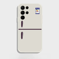 Sarung telefon Peti Sejuk, Sarung Lembut Silikon, Serasi dengan Samsung A06, A15, A16, A33, A53, A54