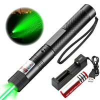 GREEN LASER POINTER 303 / Green laser batrai cas / Green laser murah Aluminium Portable