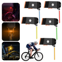 Bike Warning Lights Type C Rechargeable Bicycle Tail Light Multi Light Modes Bicycle Rear Light Creative for Night Riding