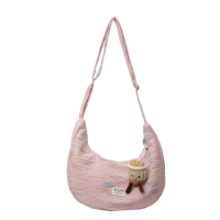 กระเป๋าผู้หญิง แฟชั่น ลำลอง Jiayao Li Xing hobo  bag กระเป๋า  ถักโครเชต์ กระเป๋า  goyard goyard  hob